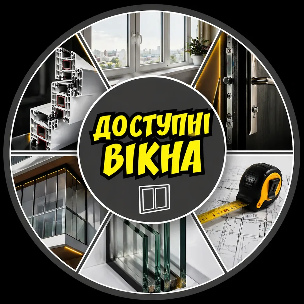 "Доступні Вікна": металопластикові вікна, балкони під ключ, вхідні та міжкімнатні двері, натяжні стелі, тканеві ролети. - 3